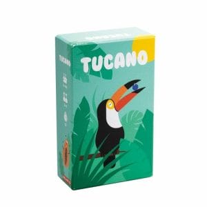 Caja del juego de cartas Tucano